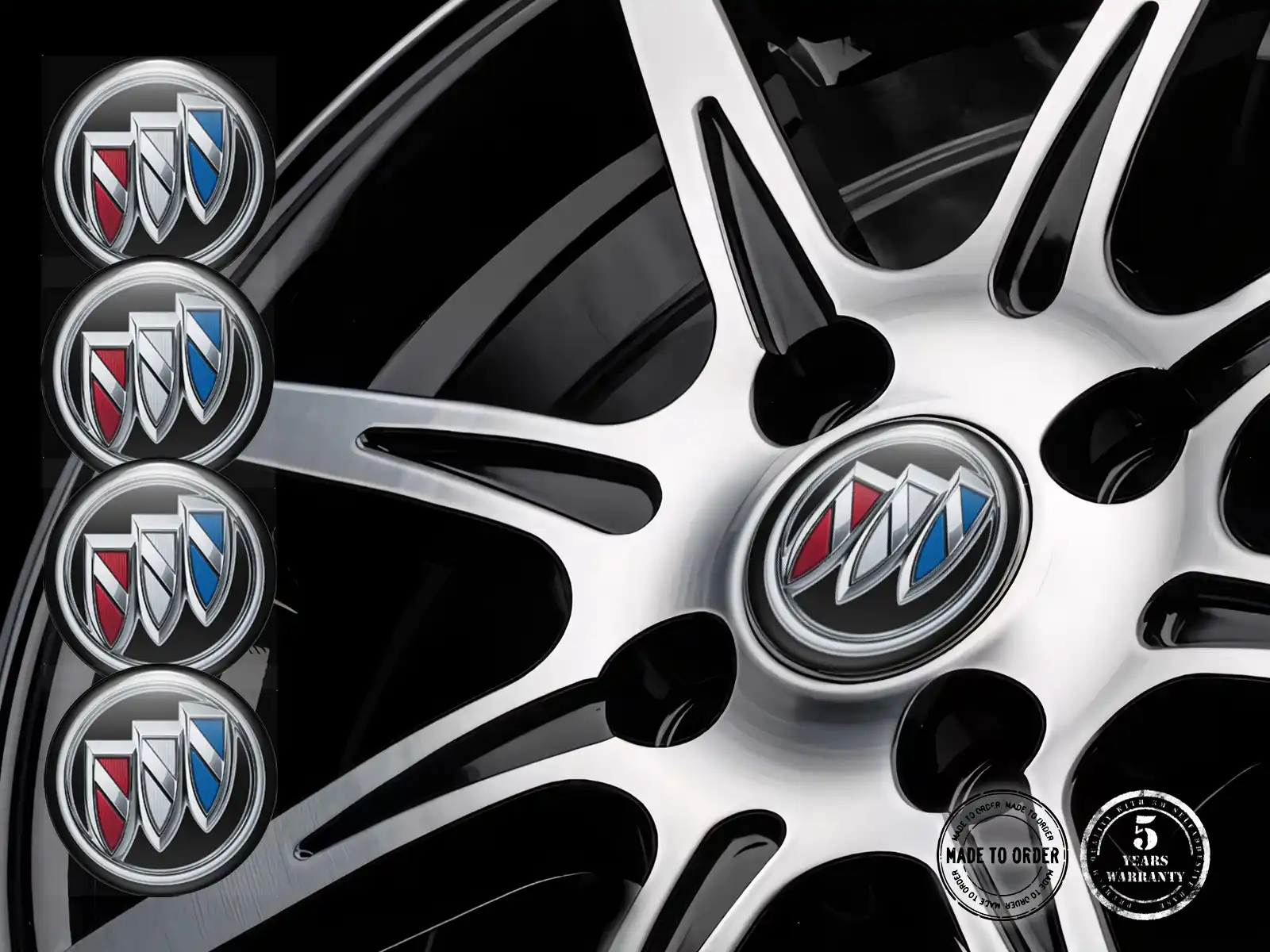 Buick Décalques Roues Édition Flux Radieux Limité